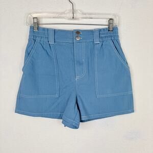 Hesperus women's shorts utility style, blue, size S, casual, comfort, classic,